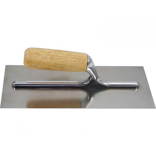 Flat Trowel 280mm Carbon Steel Wood - PlasteringSupplies