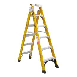 Gorilla Ladder Fibreglass 150kg Dual Purpose 1.8m 6 Step FDM006-I