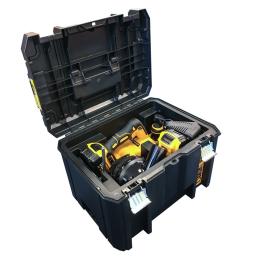 DeWalt Planer Brushless Cordless Kit 2x 5Ah Batteries Charger Dust Bag Case