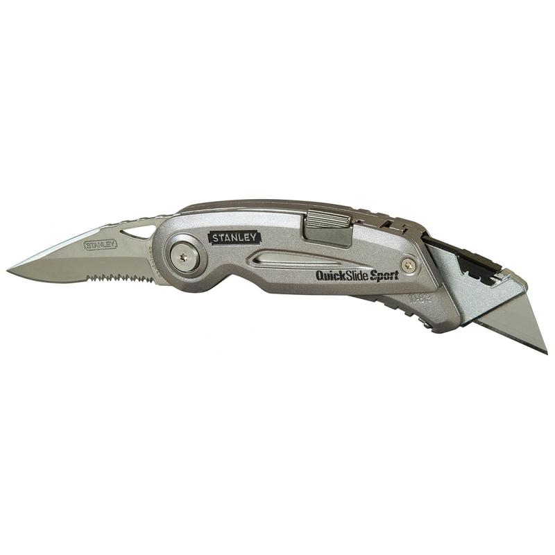 Stanley Utility Knife 4 5/8" QuickSlide® Sports Knife 2in1 10-813
