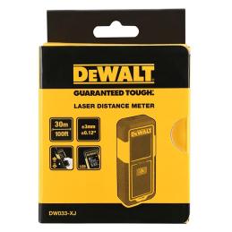 DeWALT Laser Distance Measurer Compact Pocket 100'/30m DW033-XJ