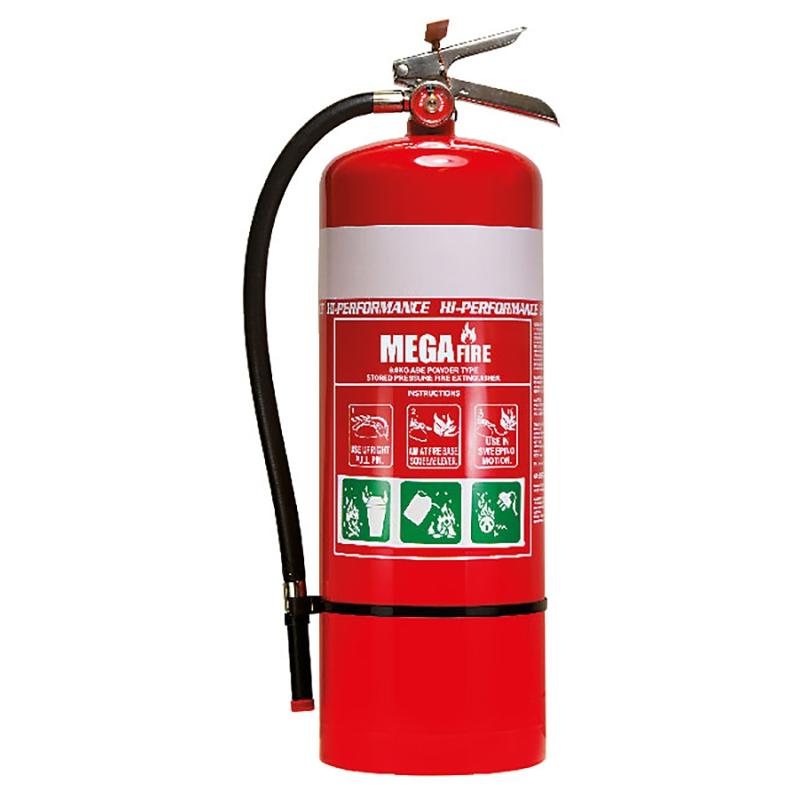 MegaFire Fire Extinguisher Portable 9kg POWDER High Performance MF9ABEM