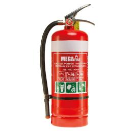 MegaFire Fire Extinguisher Portable 4.5kg DRY CHEMICAL POWDER MF45ABE