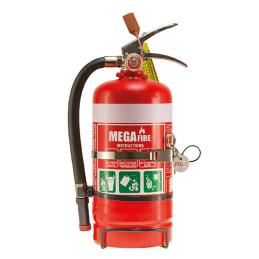 MegaFire Fire Extinguisher Portable 2.5kg DRY CHEMICAL POWDER MF25ABE