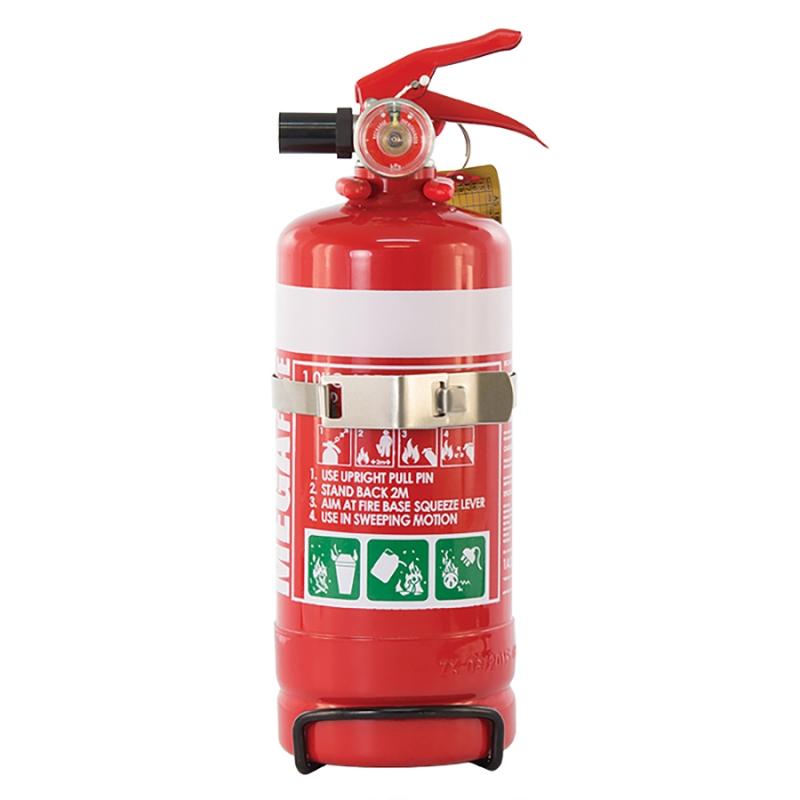 MegaFire Fire Extinguisher Portable 1.0kg DRY CHEMICAL POWDER MF10ABE