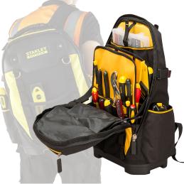 Stanley Backpack Tool Carry Bag 50 Pockets 28Lt 600 Denier Nylon 1-95-611
