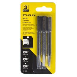 Stanley Nail Punch Set 3 Piece 58-230