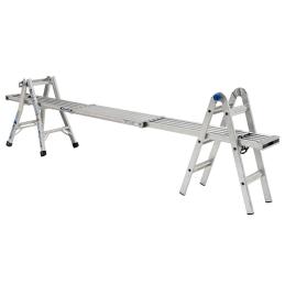 Werner Ladder 2.1m-3.4m Aluminium Telescoping Multi Purpose 135kg MT-13AZ