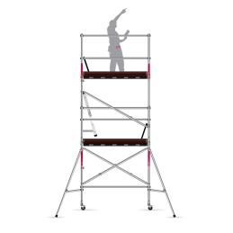 Intex Scaffold Tower Kit Folding Industrial Rated Aluminium 225kg SPAK200