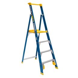 Bailey Ladders Platform Stepladder 5 Step 1.43m 150kg Pro FIBERGLASS FS10723