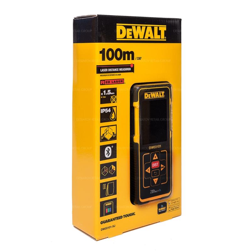 DeWALT Laser Distance Measurer 100m RED LASER DW03101-XJ
