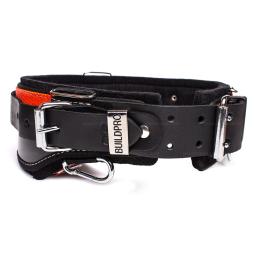 BuildPro Carpenters Builders Belt 30" Leather Heavy Duty Stitching LBBSRC30