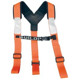 BuildPro Shoulder Brace Adjustable Padded ORANGE FLURO LBHAO