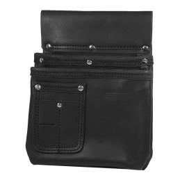 BuildPro Nail Bag LARGE Leather Heavy Duty Stitching Pouch LBNBS2B
