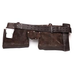 BuildPro Tool Belt Apron 13 Pocket Oil Tanned Leather BROWN LW31012