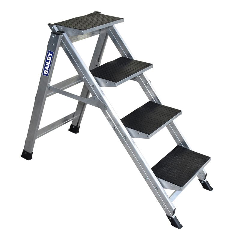 Bailey Stairwell Ladder 4 Step 89cm Aluminium FS13748