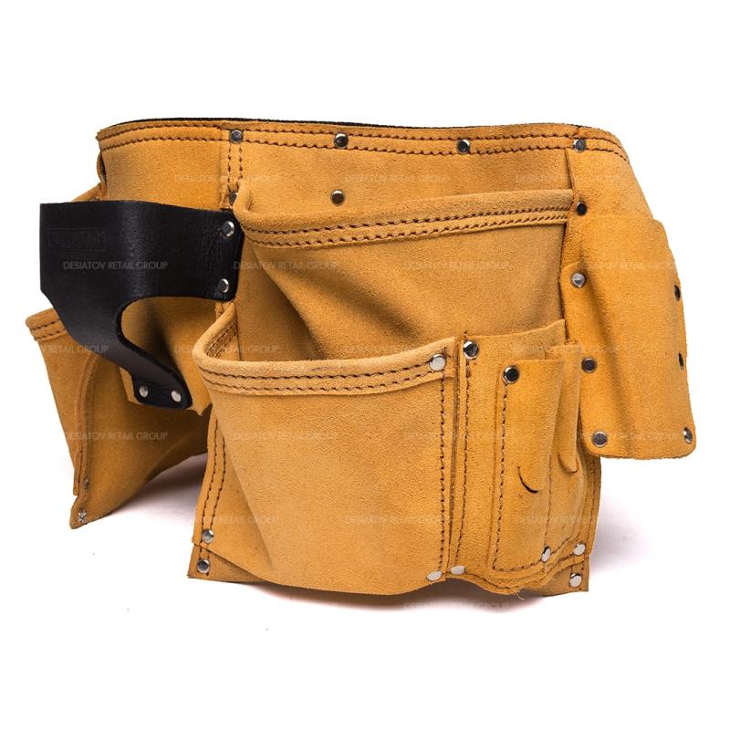 BuildPro Tool Belt Apron 10 Pocket SPLIT LEATHER LWTASPL10
