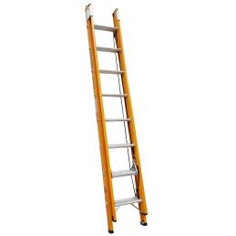 Gorilla Extension Ladder 130kg Fiberglass 2.4-3.9m INSULATED FEL8/13-I