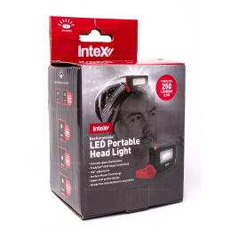 Intex LED Head Light Portable 250 Lumens 2.5w Rechargeable Headlight Lamp SLB02