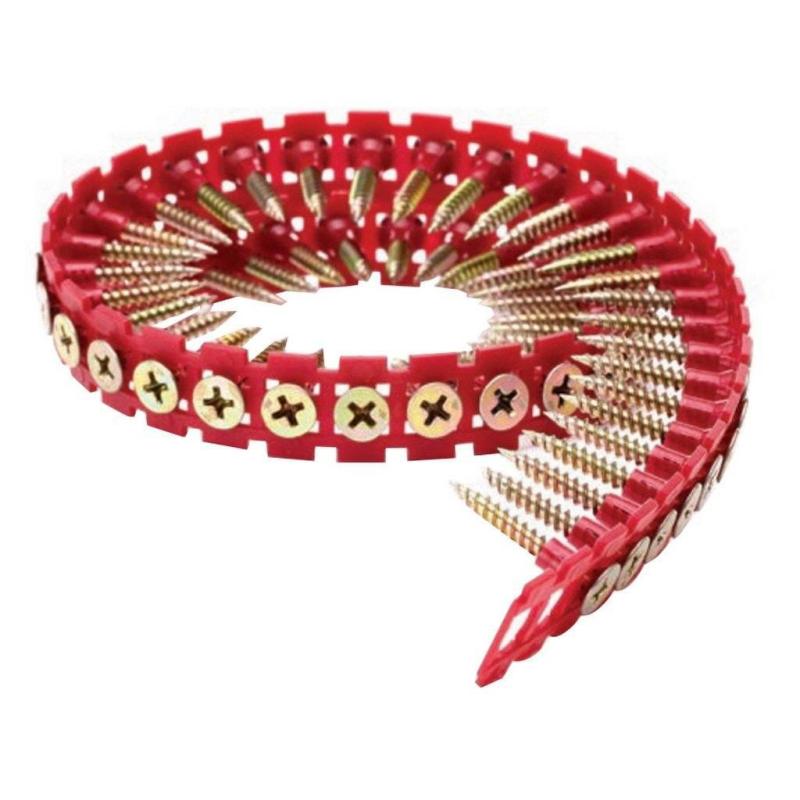 Intex Collated Screws 10 Boxes 6x25mm Bugle Head Fine Thread ZipStrip