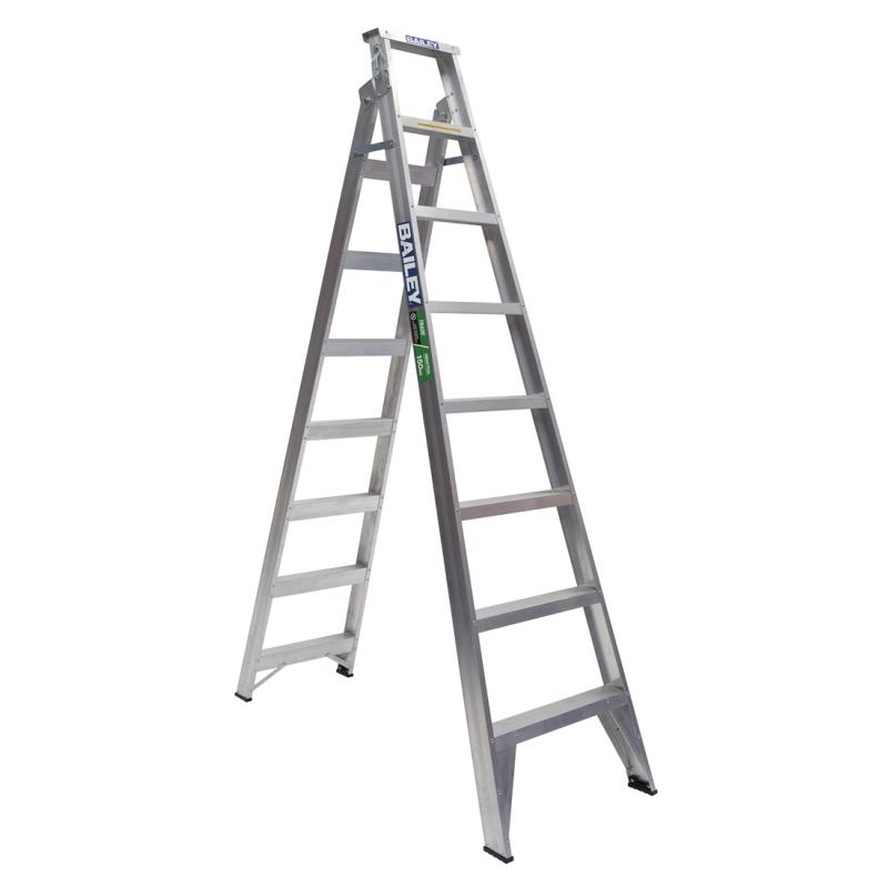 Bailey 2.1m/3.8m 150kg Trade Dual Purpose 6 with Tree & Pole Support 7 Stepladder FS13571