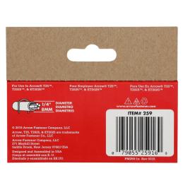 Arrow T25 14mm Round Crown Staple 5000 Pack For use with Wire and Cable