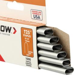 Arrow T25 14mm Round Crown Staple 5000 Pack For use with Wire and Cable