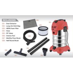 TradeMark Dust Extractor / Vacuum Cleaner 30L Wet & Dry TMDE30L