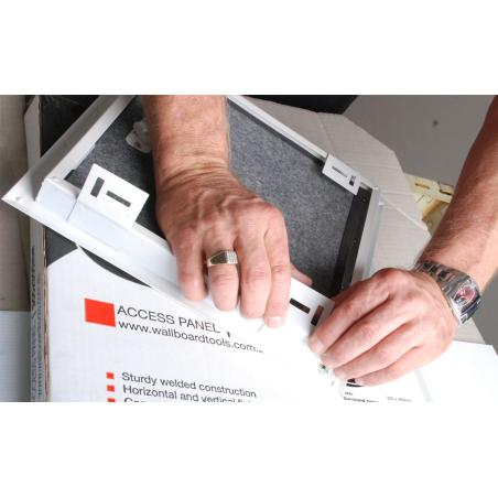 Wallboard Access Panel MDF Flanged Slotted Lock MDFP-3030-F