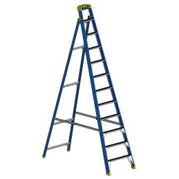Bailey FS13976 Ladder Single Sided Fibreglass 3.6m 12 Step 150kg Pro FS13976