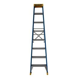 Bailey Ladders FS13982 Step Ladder 2.4m 8 Step Fibreglass 150Kgs Double Sided FS13982
