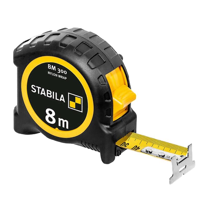 Stabila BM 300 Tape Measure 8m Metric 1000 Scale 19572 BM 300