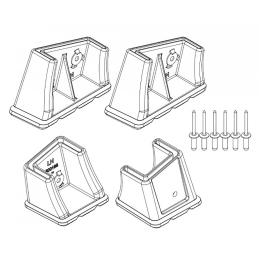 Bailey SP15-004Z Ladder Replacement Feet Kit Suits Pro Big Top Stepladder SP15-004Z