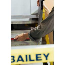 Bailey FS13999 Platform Ladder Adjustable 3-6 Step 170kg Aluminium Stepladder FS13999