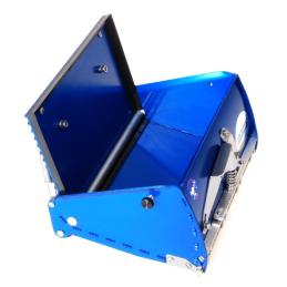 TapePro FFB-350 Flat Box 350mm/14" BLUE 2 Large Capacity Box Inside Blade Wheels FFB-350