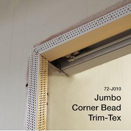 Trim-Tex 72-J010 Jumbo Corner Bead 3m 40 Piece Impact Resistant Rigid Vinyl 72-J010