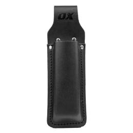 OX OX-T265712 Dual Torpedo Level Holder Trade Quality Black Leather OX-T265712