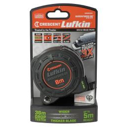 Crescent Lufkin G2NE832M Measuring Tape 8m x 32mm Shockforce Gen 2 Nite Eye G2NE832M