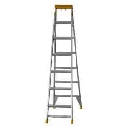 Bailey Ladder 2.4m - 4.4m 150kg 8 Step Pro Dual Purpose PUNCHLOCK FS13397