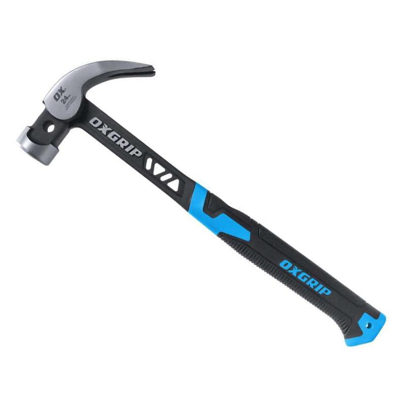 OX Pro OX-P086524 Claw Hammer 24oz Ultrastrike Magnetic Nail Starter OX-P086524