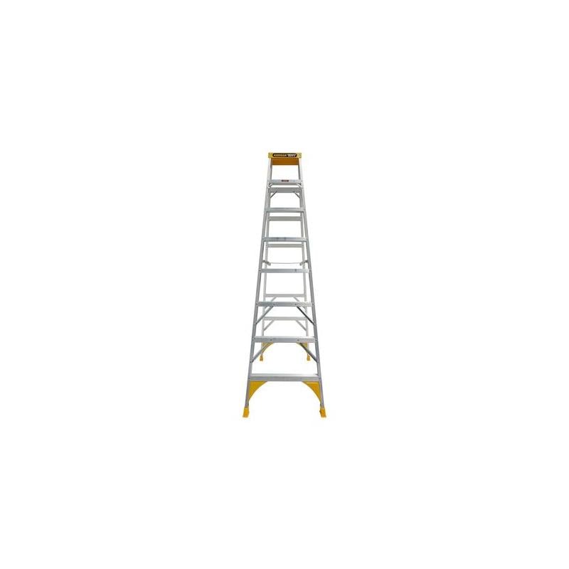 Gorilla 2.4m 180kg Heavy Duty Double Sided Aluminium Ladder SM008-HD