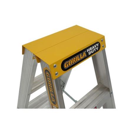 Gorilla 2.4m 180kg Heavy Duty Double Sided Aluminium Ladder SM008-HD