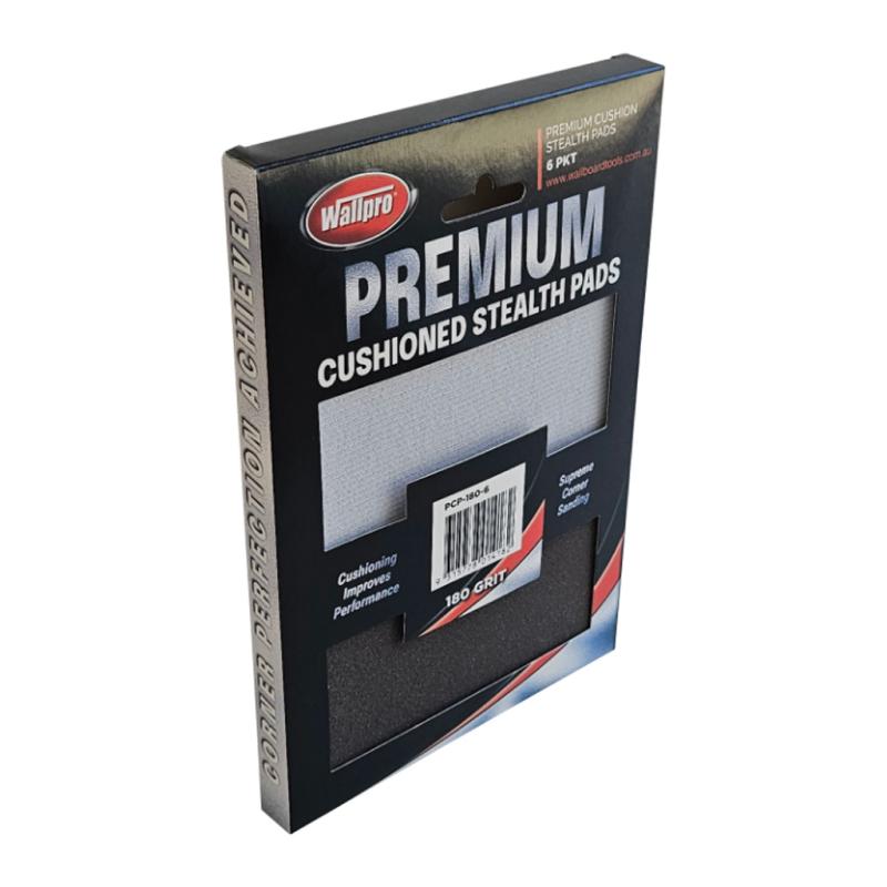 Wallpro Wallpro 180G Premium Cushioned Stealth Sanding Pad 6 Pack PCP-180-6