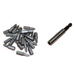 Bit Tips No 2 Pack of 25 Phillips with Magnetic Bit Tip Holder