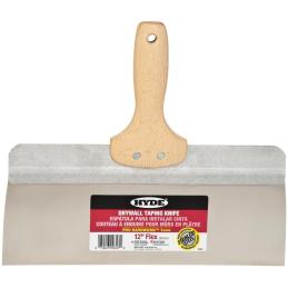 Hyde 12" Pro Hardwood Stainless Steel Extruded Backing Taping Knife