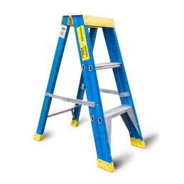 Bailey Ladders Fibreglass 150Kgs Single Sided Step Ladder 90cm 3 Step RFSS