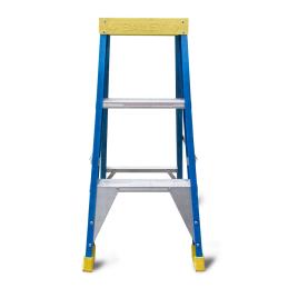 Bailey Ladders Fibreglass 150Kgs Single Sided Step Ladder 90cm 3 Step RFSS