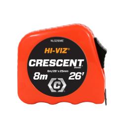 Crescent 8M x 25mm Hi-Viz Tape Measure NL526ME