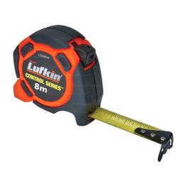 Lufkin 8m Control Series Measuring Tapes with Finger Touch Brake CS58SI4