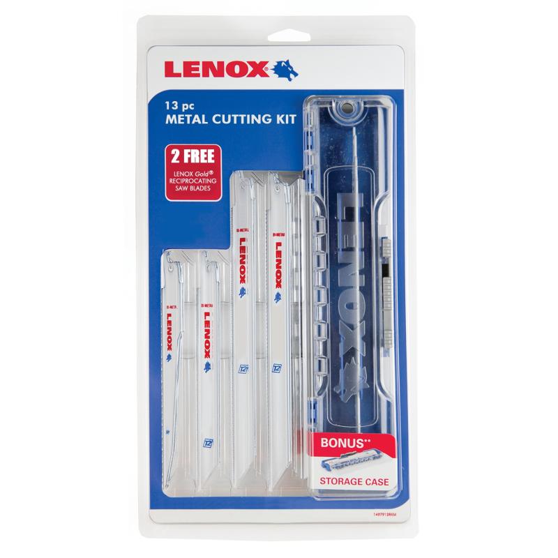 Lenox Tools 13 Piece Metal Reciprocating Saw Cutting Kit 1497913RKM